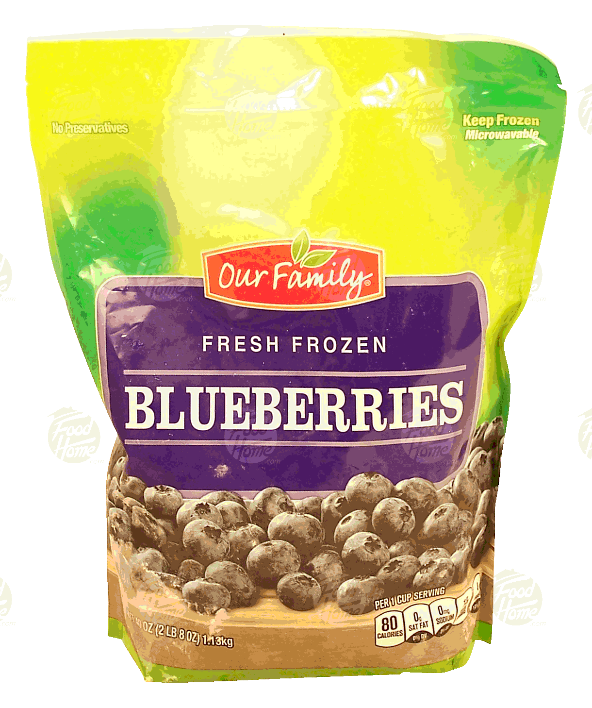 Our Family  blueberries, frozen Full-Size Picture